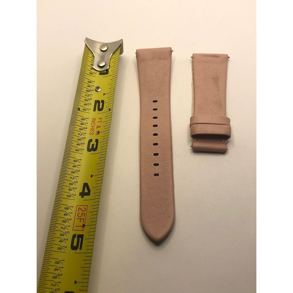 Authentic Michael Kors Watch Parts 2 Piece Band Leather Pink 18/22mm YO152